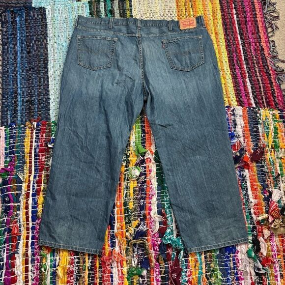 Levi's Blue Relaxed Fit Jeans men’s 52x29 denim 559 straight - Picture 5 of 7